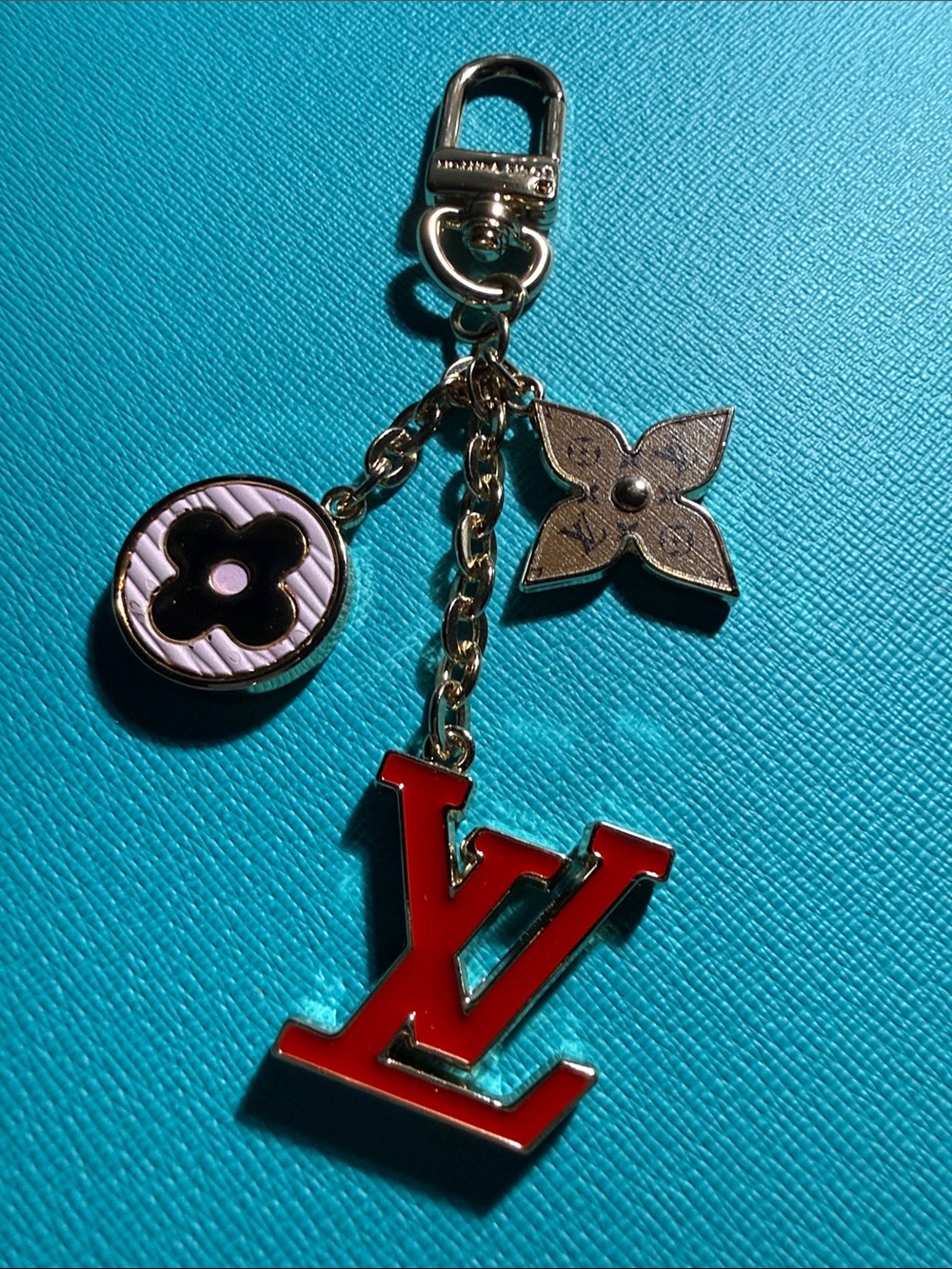 Reverse Monogram Bag Charm